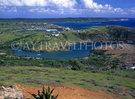 ANTIGUA, Mamora Bay, view from Shirley Heights, ANT682JPL