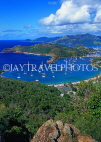 ANTIGUA, Nelson's Dockyard and English Harbour, view from Shirley Heights, ANT621JPL