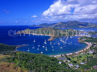 ANTIGUA, Nelson's Dockyard and English Harbour, view from Shirley Heights, ANT624JPL