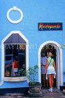 ANTIGUA, St John's, shop front and shoppers, ANT852JPL