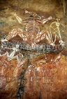 AUSTRALIA, Northern Territory, Kakadu National Park, Nourlangie Rock, Aboriginal Rock Art, AUS573JPL