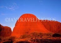 AUSTRALIA, Northern Territory, Uluru-Kata Tjuta National Park, THE OLGAS (Kata Tjuta), evening light, AUS247JPL