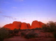 AUSTRALIA, Northern Territory, Uluru-Kata Tjuta National Park, THE OLGAS (Kata Tjuta), evening light, AUS250JPLA
