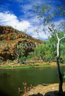 AUSTRALIA, Northern Territory, West MacDonald Nat Park, Ormiston Gorge, waterhole, AUS461JPL