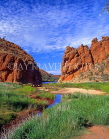 AUSTRALIA, Northern Territory, West MacDonnell Nat Park, GLEN HELEN GORGE and Finke River, AUS282JPL