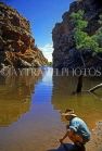 AUSTRALIA, Northern Territory, West MacDonnell National Park, Ellery Creek Big Hole, waterhole, AUS445JPL