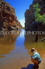AUSTRALIA, Northern Territory, West MacDonnell National Park, Ellery Creek Big Hole, waterhole, AUS446JPL