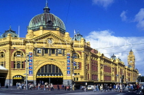 AUSTRALIA, Victoria, MELBOURNE, Flinder Street Station,  AUS1049JPL