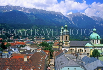 AUSTRIA, Innsbruck, city view from City Tower, AST103JPL