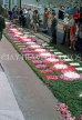 AZORES, Sao Miguel Island, Furnas, Flower Carpet Festival, floral street, AZ482JPL