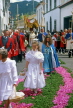 AZORES, Sao Miguel Island, Furnas, Flower Carpet Festival, parade, AZ297JPL