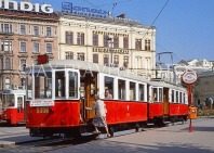 Austria, VIENNA, 'Oldtimer' Streetcar (for vintage tours), VIE252JPL