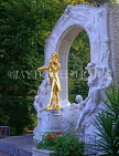 Austria, VIENNA, Johann Strauss Monument, at Stadpark (City Park), VIE331JPL
