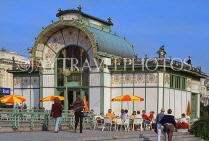 Austria, VIENNA, Karlsplatz Subway entrance, Otto Wagner Pavilion, VIE381JPL