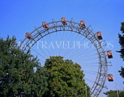 Austria, VIENNA, Prater Amusement Park, giant Ferris Wheel, VIE57JPL
