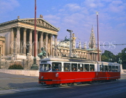 Austria, VIENNA, Streetcar and Parliament building, VIE245JPL