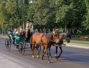 Austria, VIENNA, tourists on horse drawn cab ride, VIE309JPL