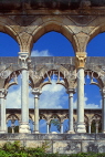 BAHAMAS, Paradise Island, Versailles Gardens cloisters, BAH211JPL
