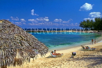 BAHAMAS, Paradise Island, beach and sunbathers, BAH249JPL