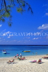 BAHAMAS, Paradise Island, beach with sunbathers, BAH224JPL