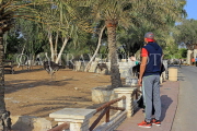 BAHRAIN, Al Areen Wildlife Park, and visitors, BHR1575JPL
