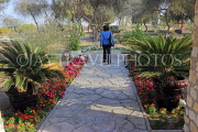 BAHRAIN, Al Areen Wildlife Park, landscaped gardens, BHR1578JPL