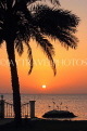 BAHRAIN, Al Jasra, sunset, view from seafront house terrace, BHR1526JPL