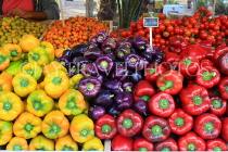 BAHRAIN, Budaiya, Farmers' Market, colourful peppers, BHR2303JPL