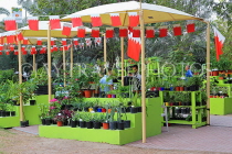 BAHRAIN, Budaiya, Farmers' Market, flower stalls, BHR2029JPL