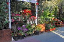 BAHRAIN, Budaiya, Farmers' Market, flowers and plants stalls, BHR2311JPL