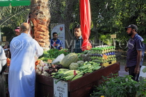 BAHRAIN, Budaiya, Farmers' Market, vegetable stall, BHR1170JPL