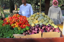 BAHRAIN, Budaiya, Farmers' Market, vegetable stalls, BHR1180JPL