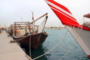 BAHRAIN, Budaiya, seafront, 59th Avenue breakwater, harbour, Dhow, BHR1422JPL