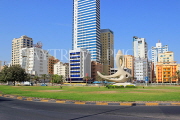 BAHRAIN, Manama, Al Fateh Corniche, Fish Monument, BHR581JPL