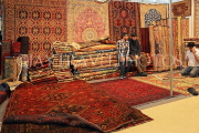 BAHRAIN, Manama, Bahrain Exhibition Centre, Autumn Fair, carpet stall, BHR1059JPL