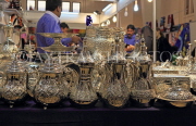 BAHRAIN, Manama, Bahrain Exhibition Centre, Autumn Fair, stalls, teapots, BHR1193JPL