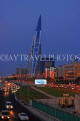 BAHRAIN, Manama, Bahrain World Trade Centre, night view, BHR716JPL