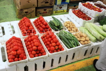 BAHRAIN, Manama, Central Market, neatly arranged vegetables, BHR1307JPL