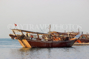 BAHRAIN, Manama, Financial Harbour area, traditional fishing boat (dhow), BHR744JPL