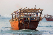 BAHRAIN, Manama, Financial Harbour area, traditional fishing boat (dhow), BHR753JPL