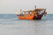 BAHRAIN, Manama, Financial Harbour area, traditional fishing boat (dhow), BHR760JPL