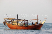 BAHRAIN, Manama, Financial Harbour area, traditional fishing boat (dhow), BHR763JPL