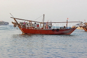 BAHRAIN, Manama, Financial Harbour area, traditional fishing boat (dhow), BHR765JPL