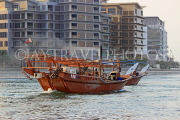 BAHRAIN, Manama, Financial Harbour area, traditional fishing boat (dhow), BHR774JPL