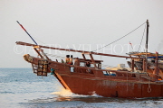 BAHRAIN, Manama, Financial Harbour area, traditional fishing boat (dhow), BHR775JPL