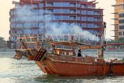 BAHRAIN, Manama, Financial Harbour area, traditional fishing boat (dhow), BHR777JPL