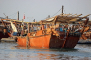 BAHRAIN, Manama, Financial Harbour area, traditional fishing boats (dhows), BHR754JPL