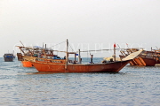 BAHRAIN, Manama, Financial Harbour area, traditional fishing boats (dhows), BHR770JPL
