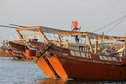 BAHRAIN, Manama, Financial Harbour area, traditional fishing boats (dhows), BHR778JPL