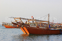 BAHRAIN, Manama, Financial Harbour area, traditional fishing boats (dhows), BHR779JPL